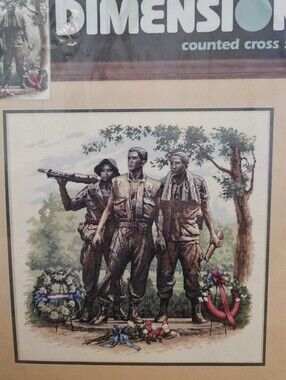 Dimensions Three Fighting Men Counted Cross Stitch New Sealed Kit
